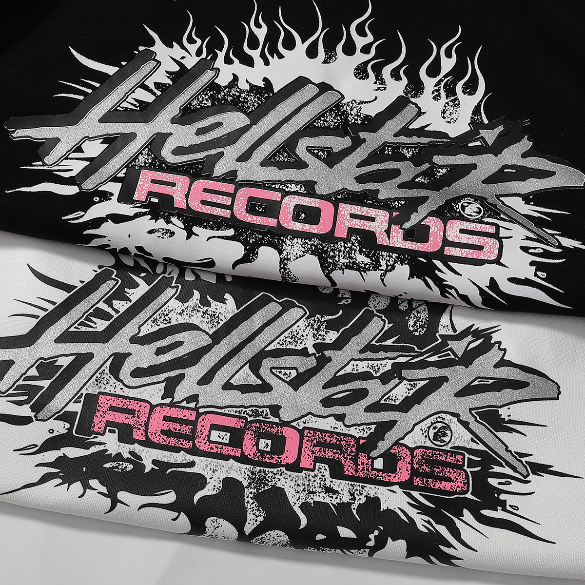 Hellstar Sports Future Flame Hoodie #2278 Black/White