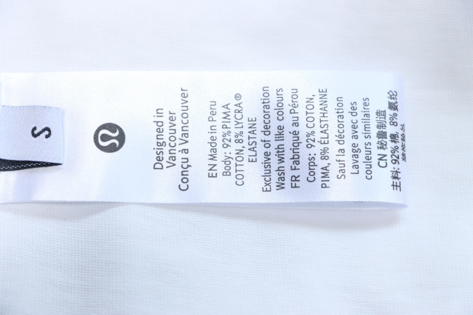 Lululemon Lettering T-Shirt White