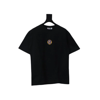 Lululemon Logo Print T-Shirt Black 01