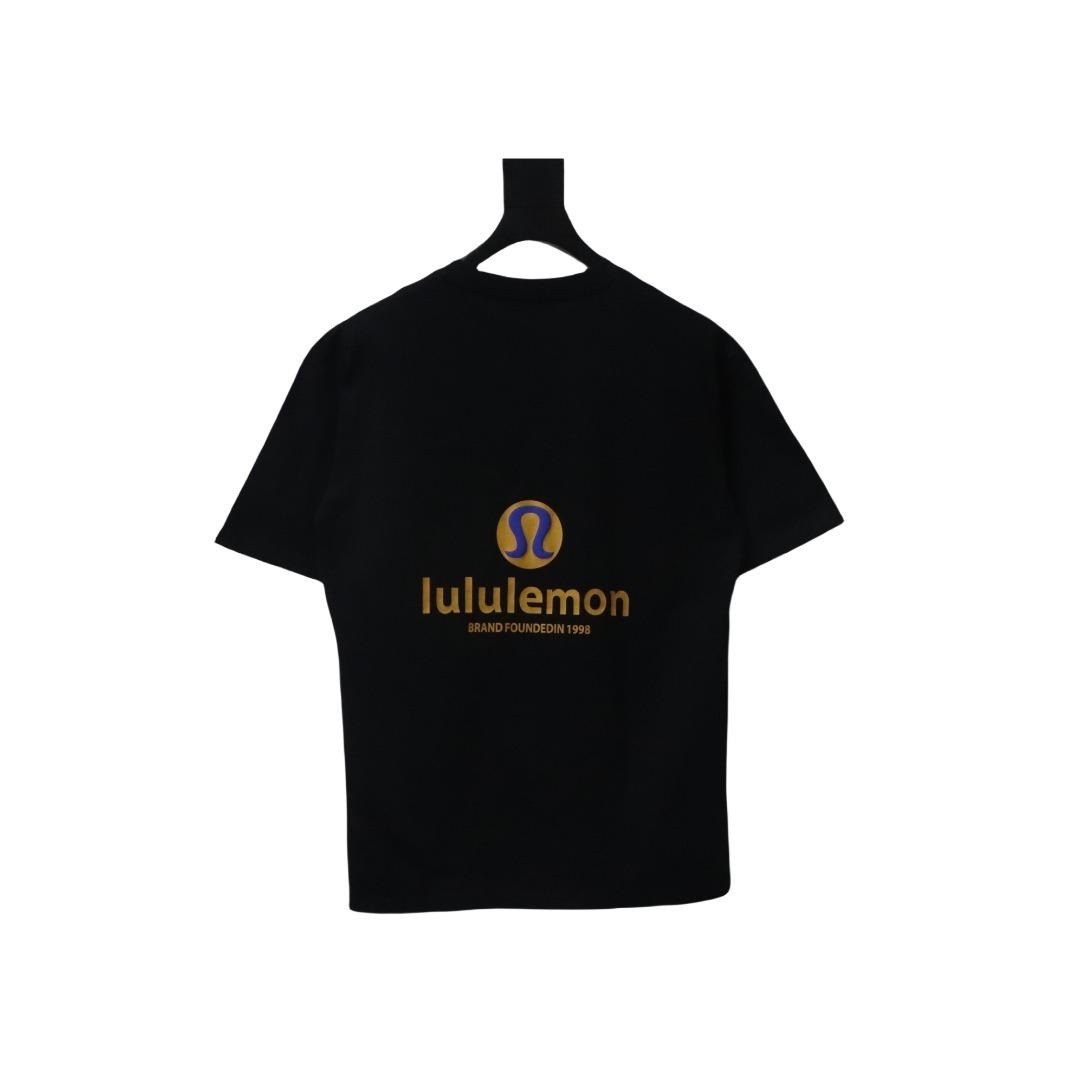Lululemon Logo Print T-Shirt Black