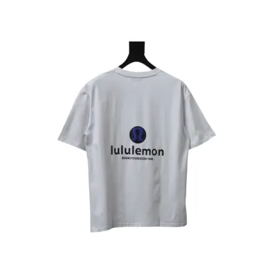 Lululemon Logo Print T-Shirt White 02