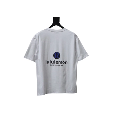 Lululemon Logo Print T-Shirt White 02