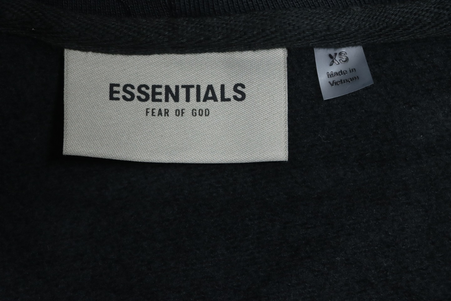 Fear of God Essentials Flower Photo Pullover Hoodie Black