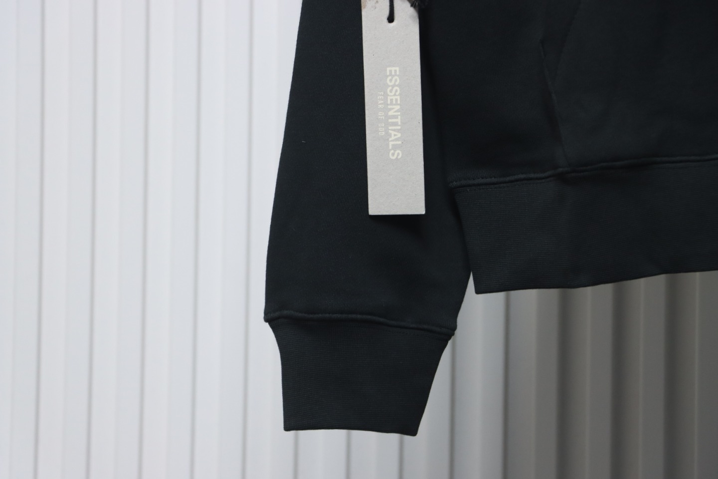 Fear of God Essentials Flower Photo Pullover Hoodie Black