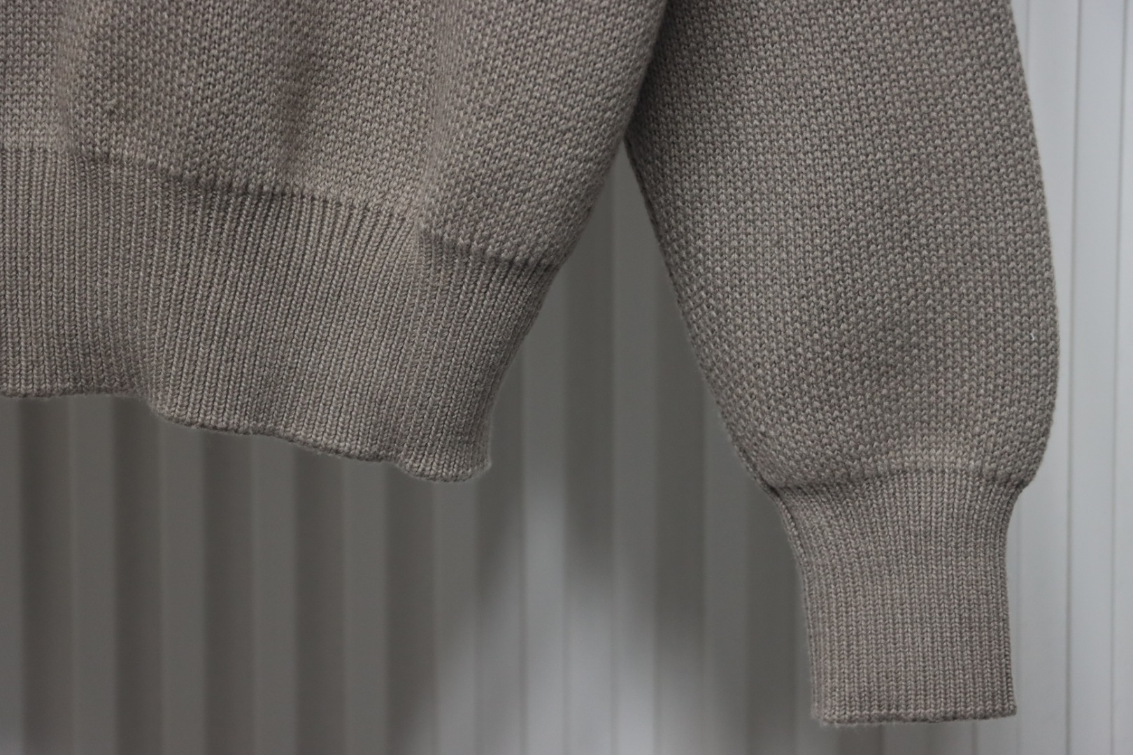 Fear of God Essentials Knit Pullover Hoodie Taupe