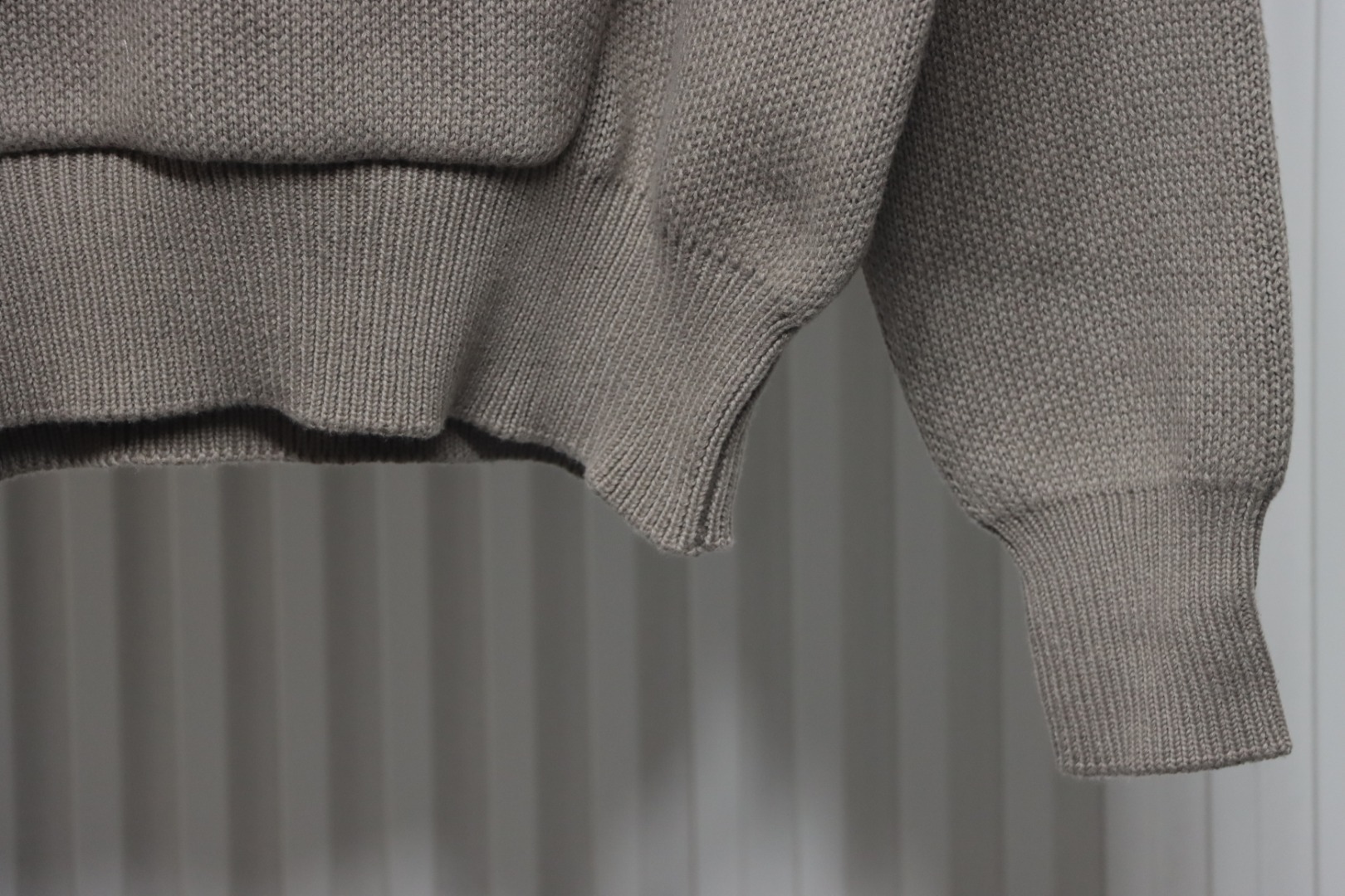 Fear of God Essentials Knit Pullover Hoodie Taupe