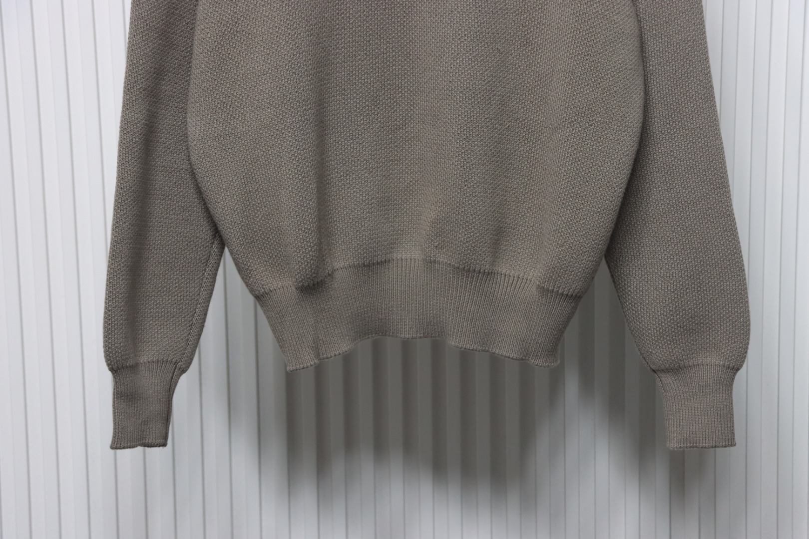 Fear of God Essentials Knit Pullover Hoodie Taupe
