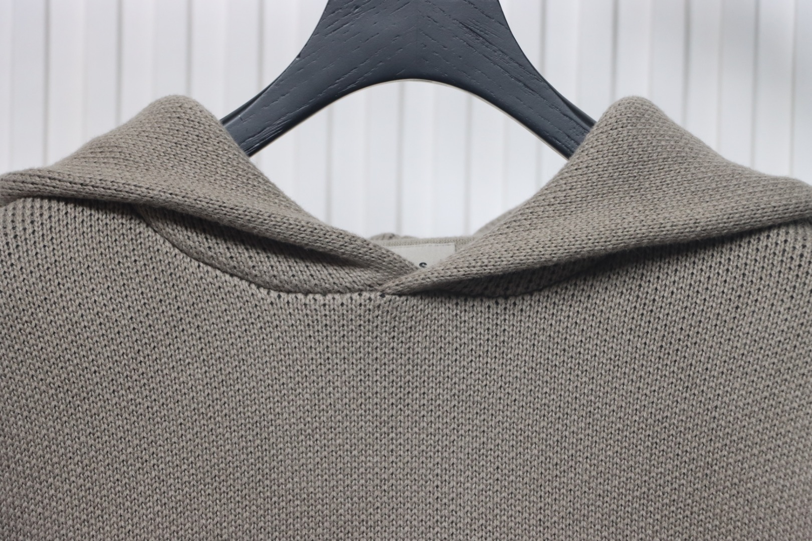 Fear of God Essentials Knit Pullover Hoodie Taupe