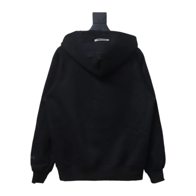 Fear of God Essentials Pullover Hoodie Applique Logo Black 02