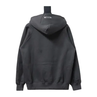 Fear of God Essentials Pullover Hoodie Applique Logo Dark Gray 02
