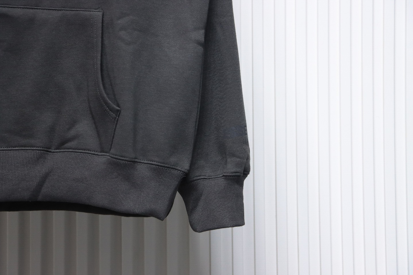 Fear of God Essentials Pullover Hoodie Applique Logo Dark Gray