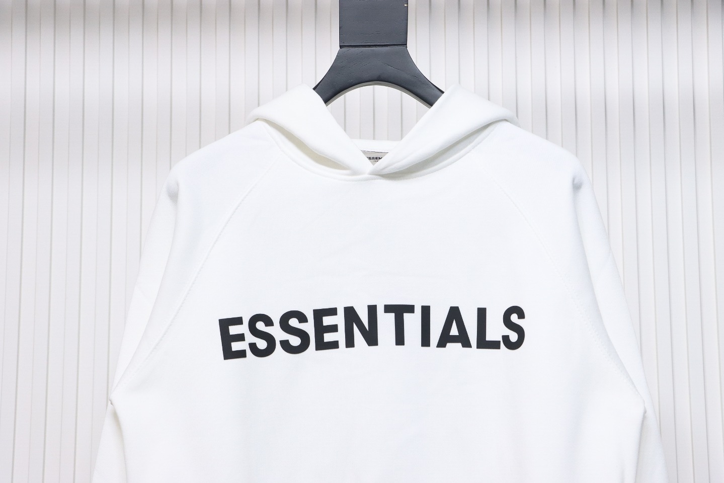 Fear of God Essentials Pullover Hoodie Applique Logo White