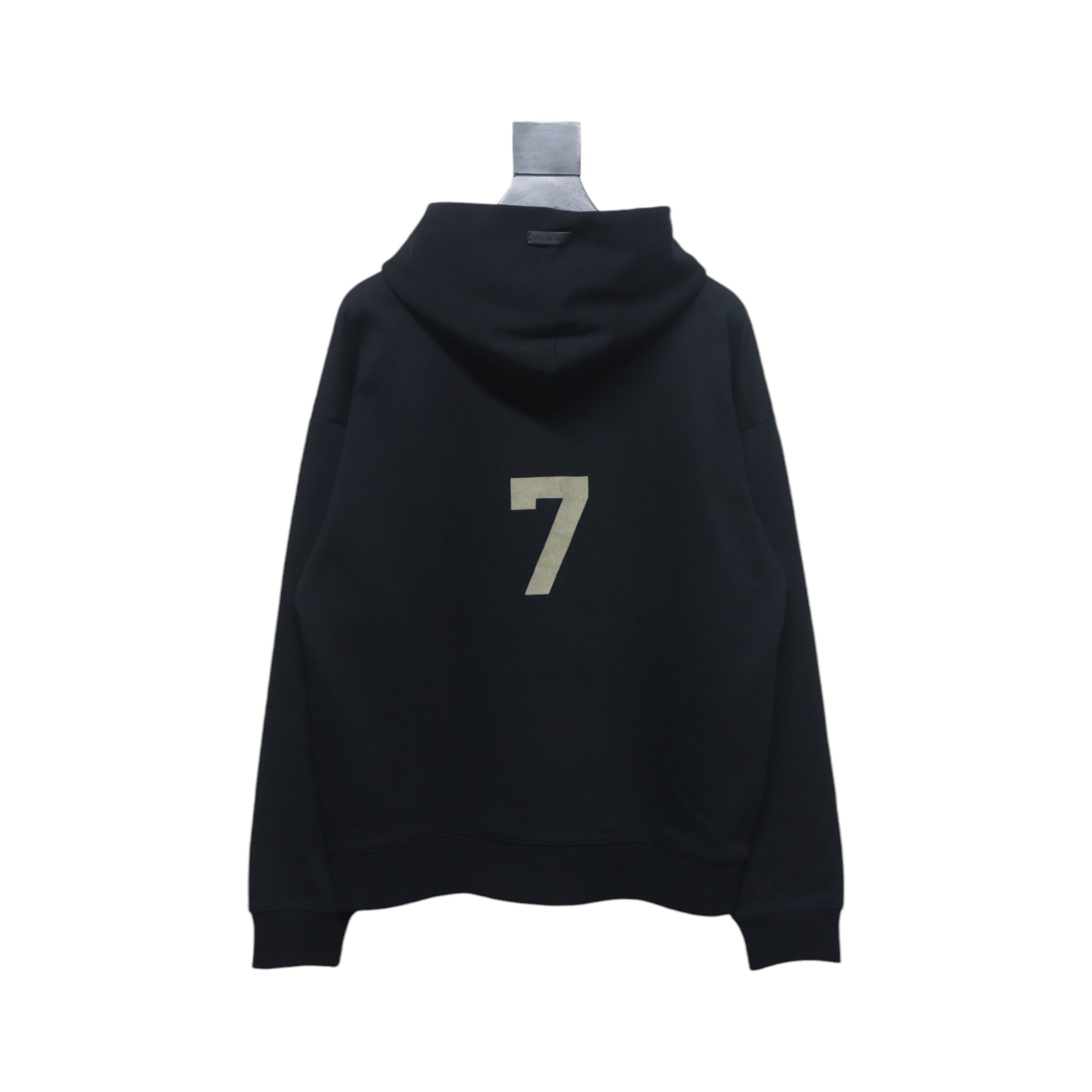 Fear Of God Seventh Collection Graphic Print Hoodie Black