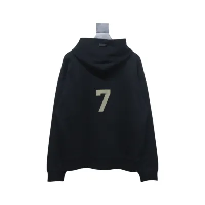 Fear Of God Seventh Collection Graphic Print Hoodie Black 02