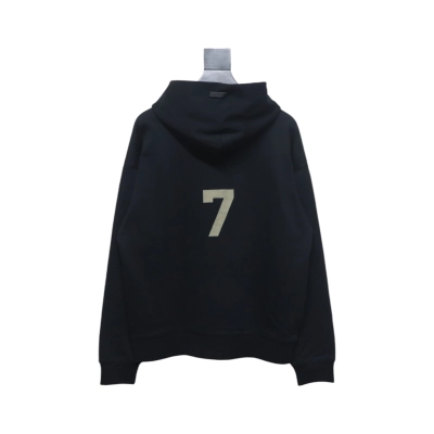 Fear Of God Seventh Collection Graphic Print Hoodie Black 02