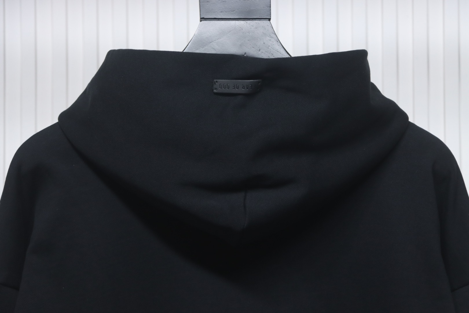 Fear Of God Seventh Collection Graphic Print Hoodie Black