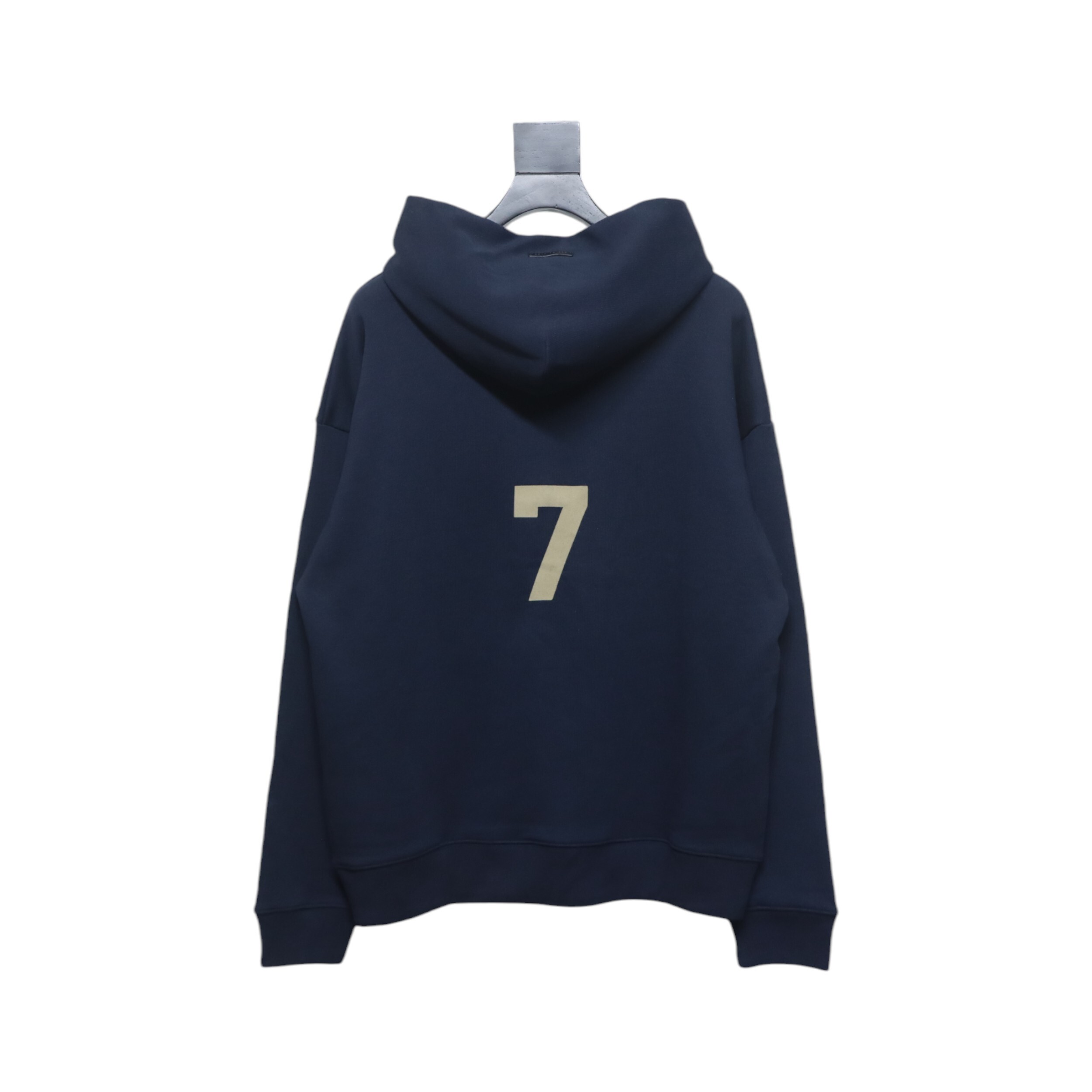 Fear Of God Seventh Collection Graphic Print Hoodie Navy Blue