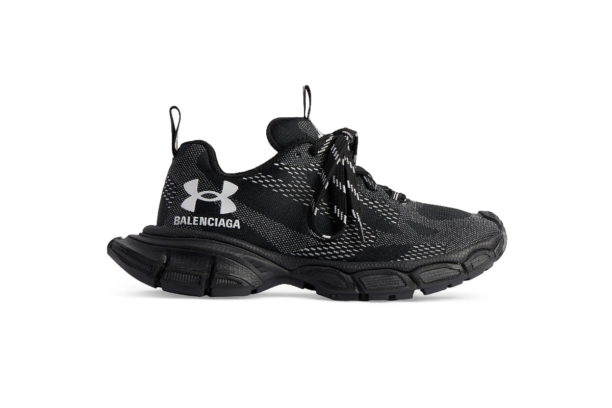 Balenciaga 3XL x Under Armour Knit Sneaker 'Black' 814419 W3XUA 1090