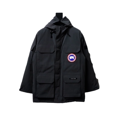 Canada Goose Expedition Down Parka Black 01