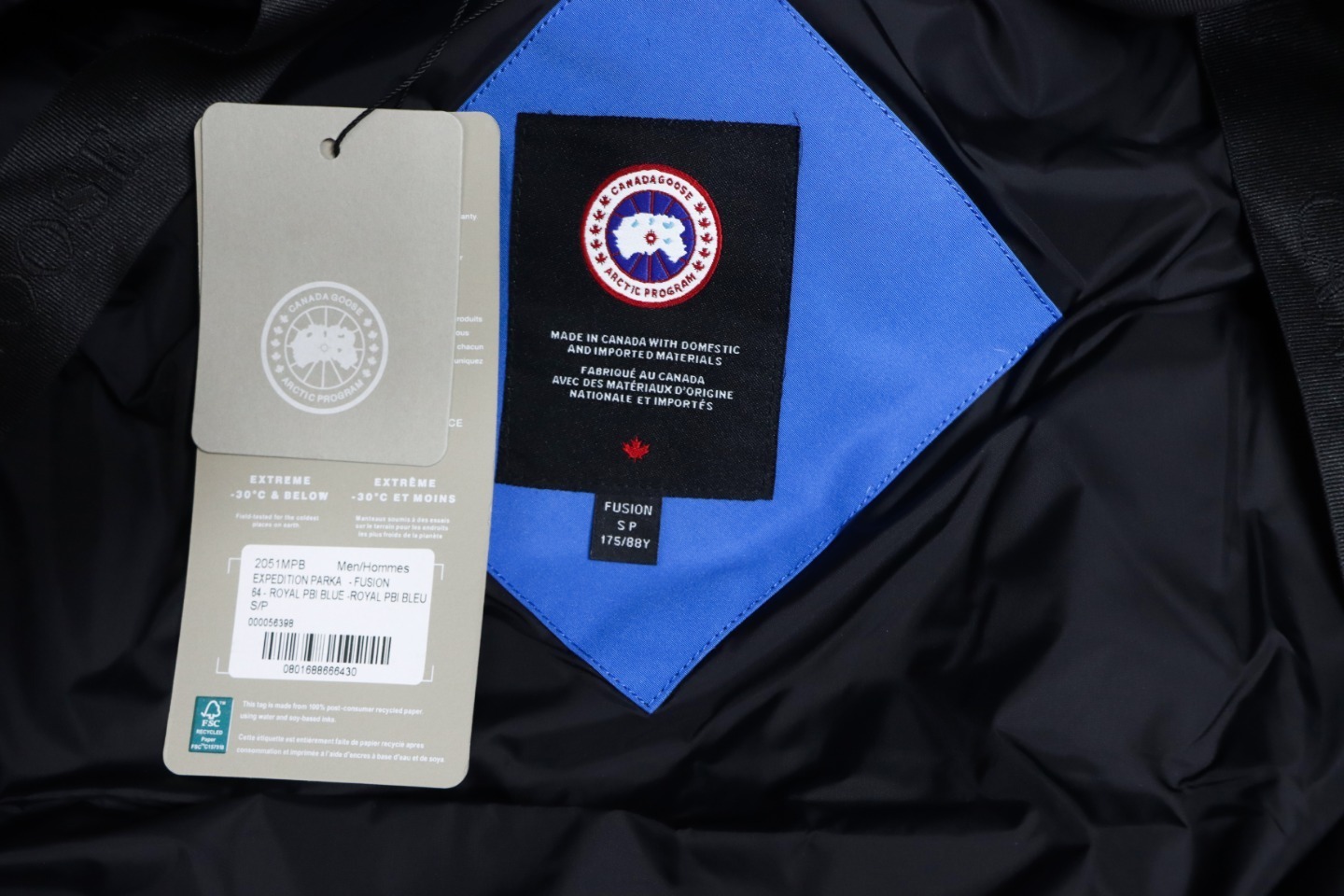 Canada Goose Expedition Down Parka Bright Blue