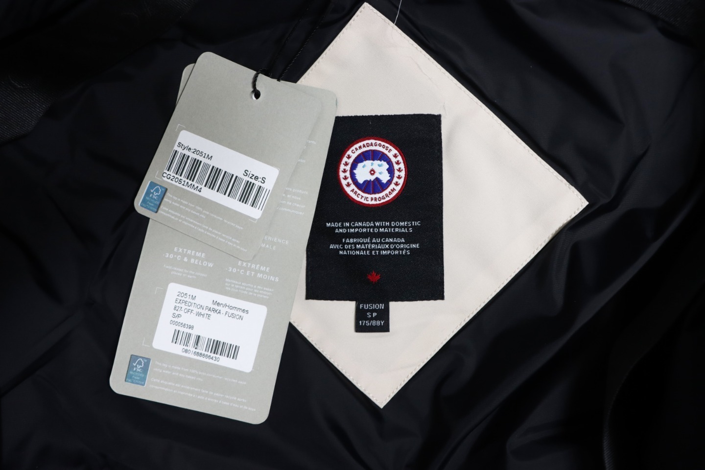 Canada Goose Expedition Down Parka White