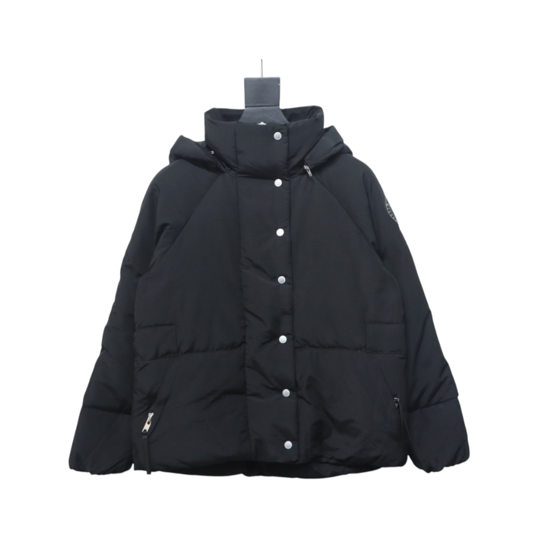 Canada Goose Hooded Puffer Jacket Black