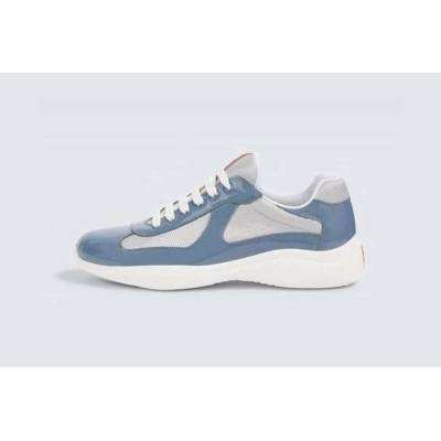 Prada America's Cup sneakers Patent leather Light Blue 01