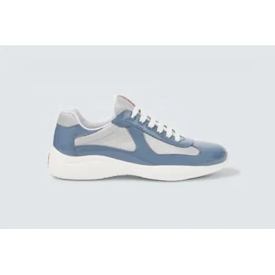 Prada America's Cup sneakers Patent leather Light Blue 02