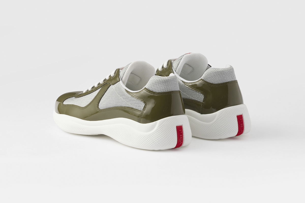 Prada America's Cup sneakers Patent leather Brown