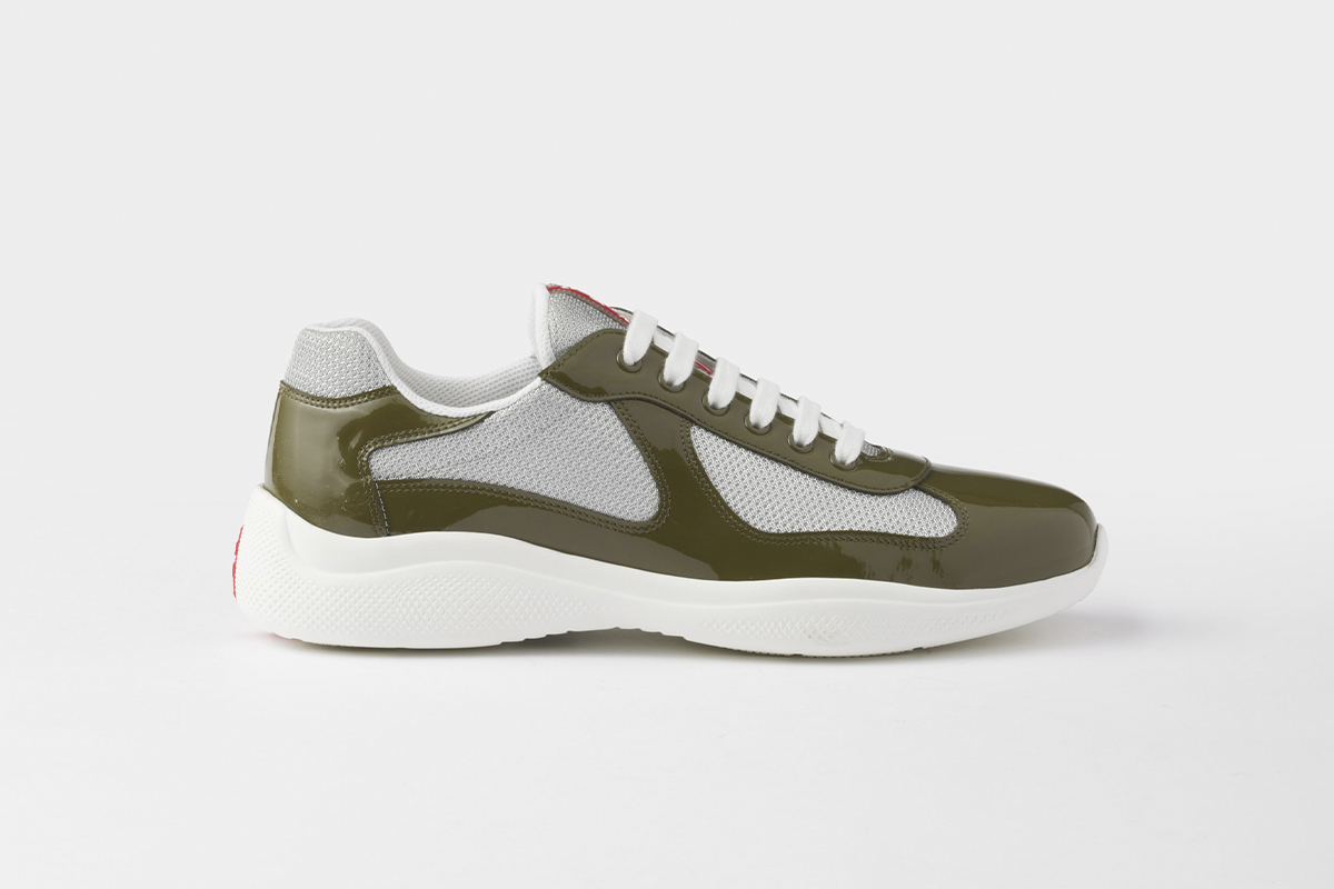 Prada America's Cup sneakers Patent leather Brown