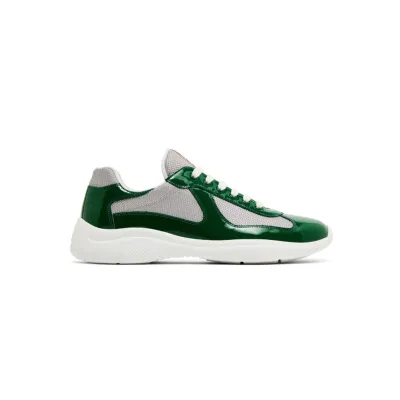 Prada America's Cup sneakers Patent leather Green 02