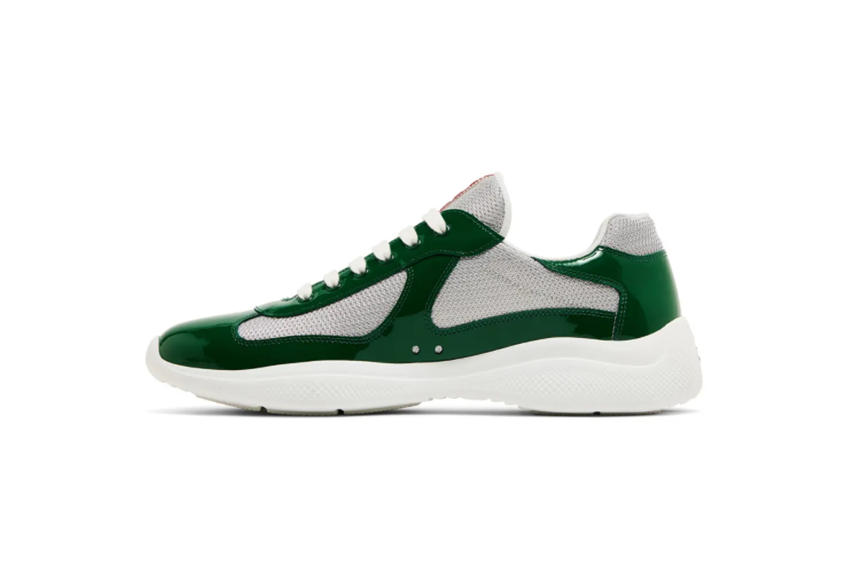 Prada America's Cup sneakers Patent leather Green