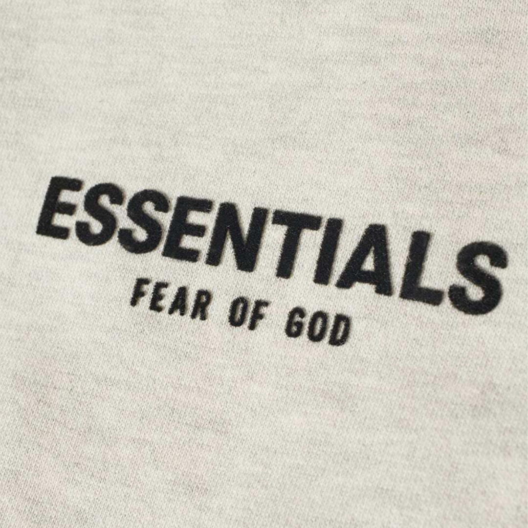 Fear of God Essentials Logo Sweat Pant in Light Oatmeal