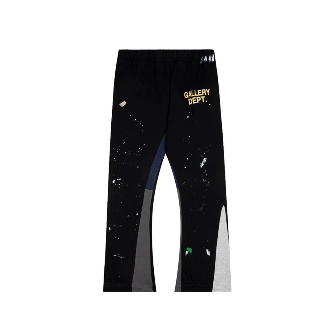 Gallery Dept. Painted Flare Sweat Pants Washed Black
