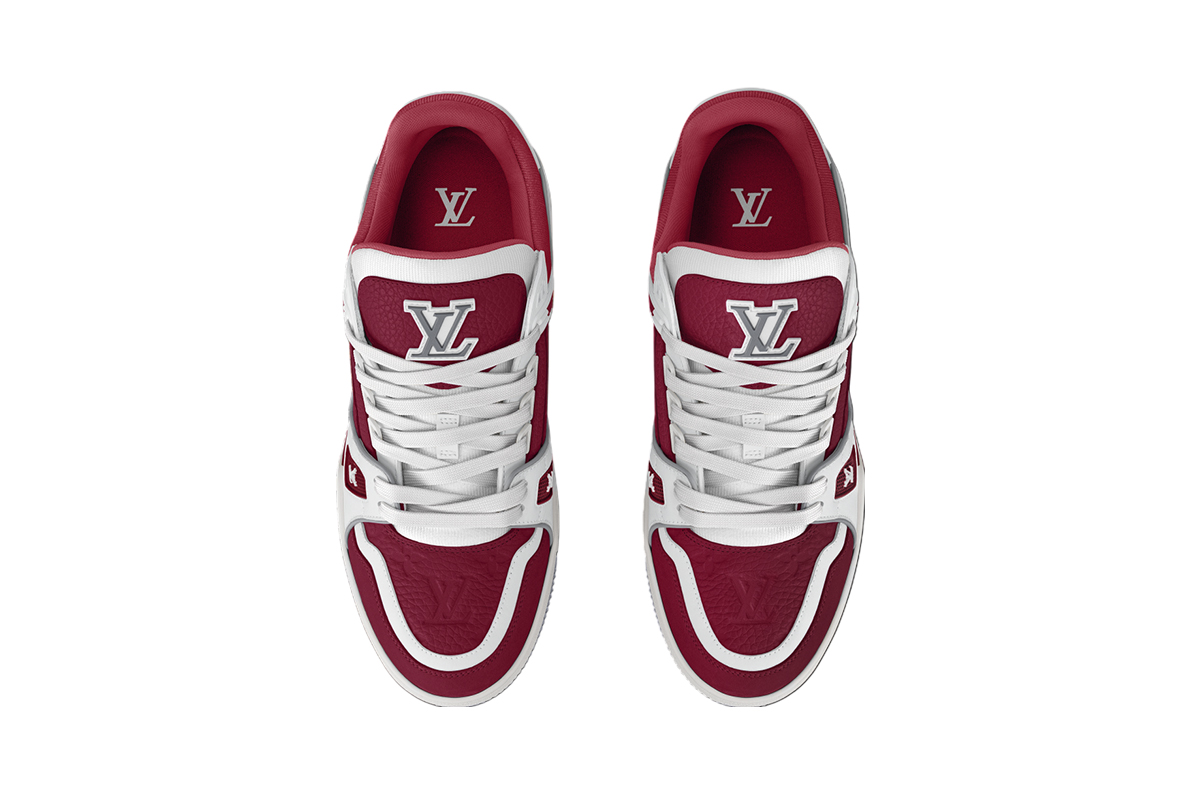 Louis Vuitton Trainer Sneaker Sari Red 1ADHT5