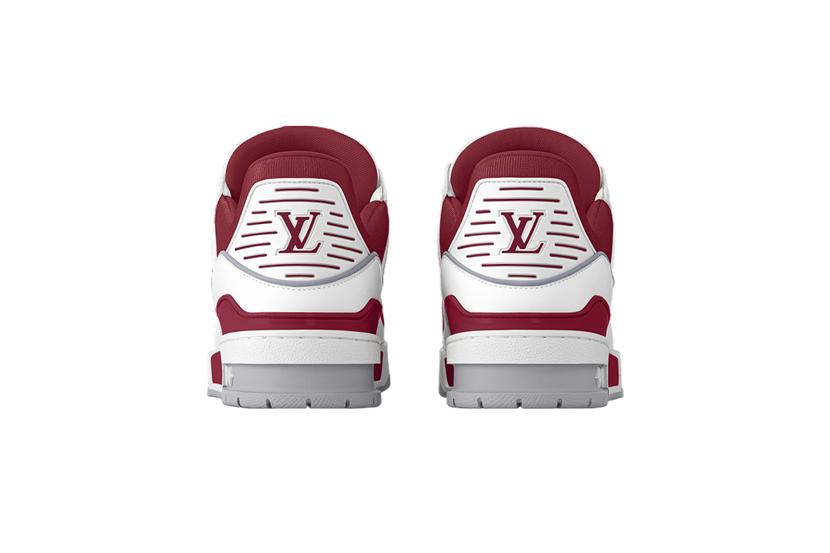 Louis Vuitton Trainer Sneaker Sari Red 1ADHT5