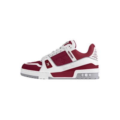Louis Vuitton Trainer Sneaker Sari Red 1ADHT5 01