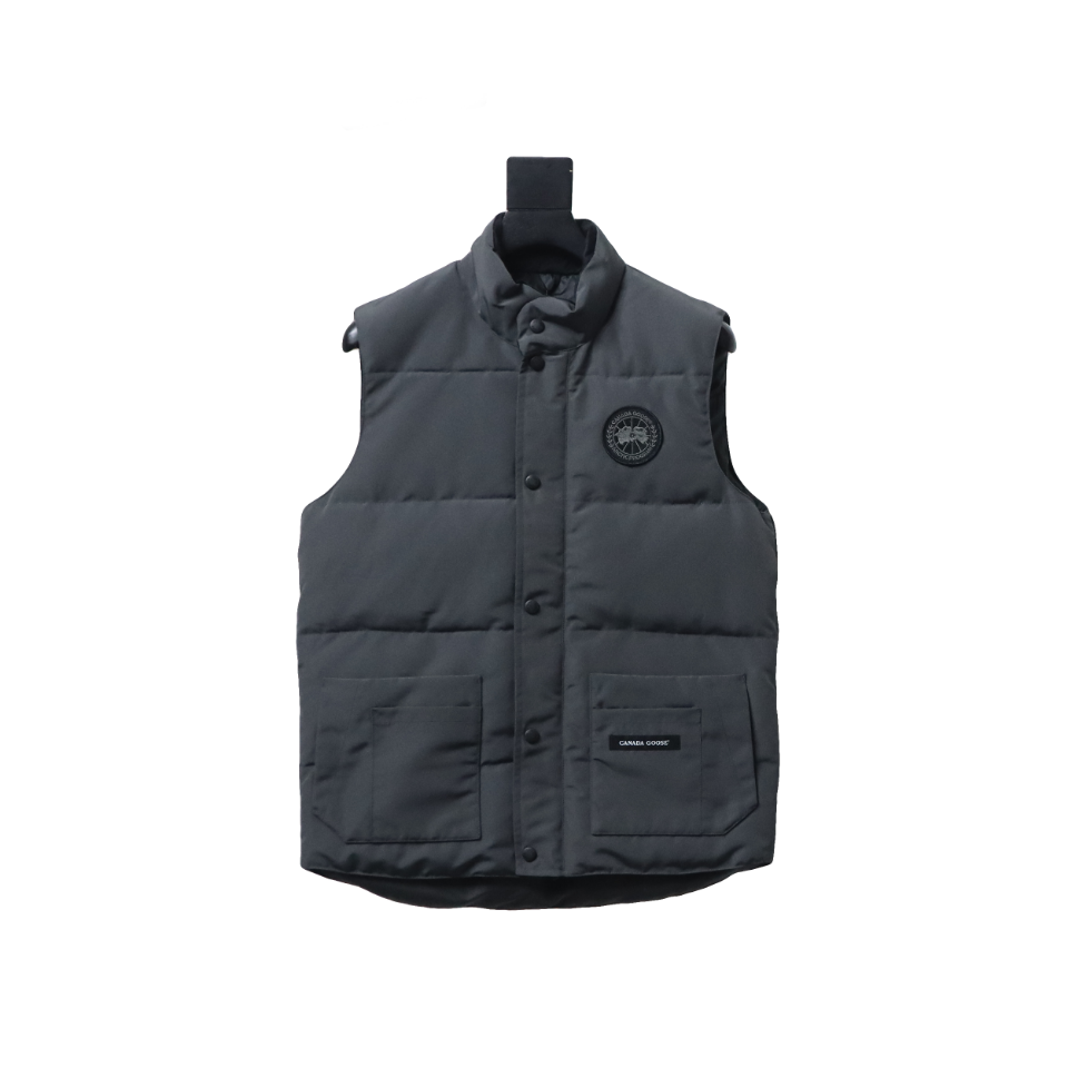 Canada Goose Freestyle Crew Vest Dark Grey Black Logo