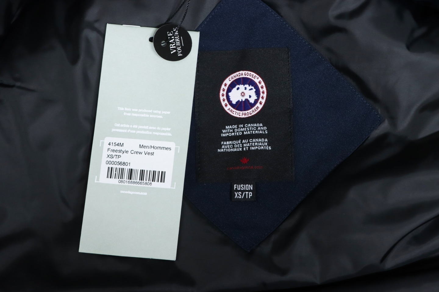 Canada Goose Freestyle Crew Vest Navy Blue