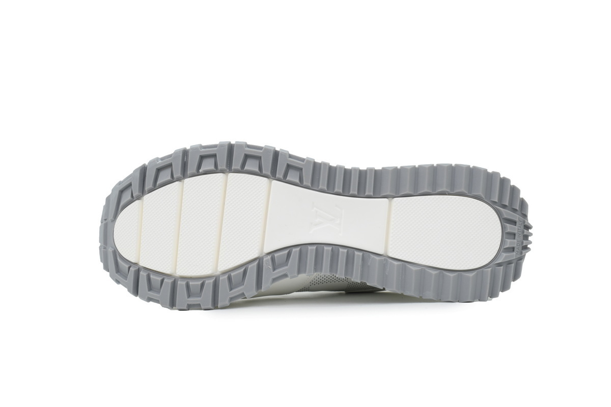 Louis Vuitton Runner Gray White Grid Pattern