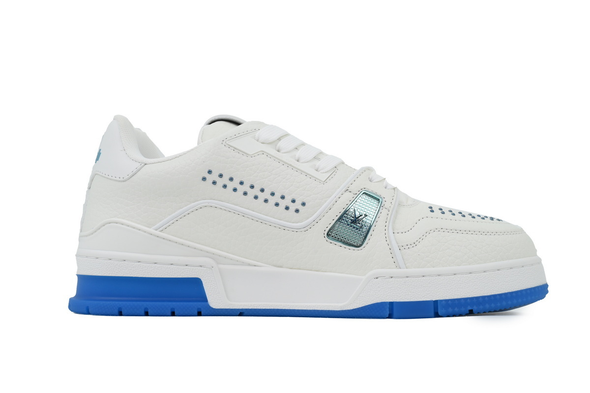 Louis Vuitton Trainer Sea Blue Rivets