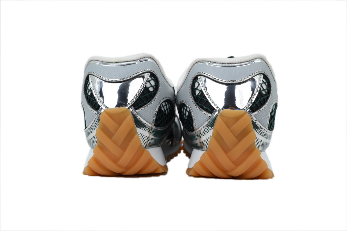 Bottega Veneta Orbit Dark Green Silver