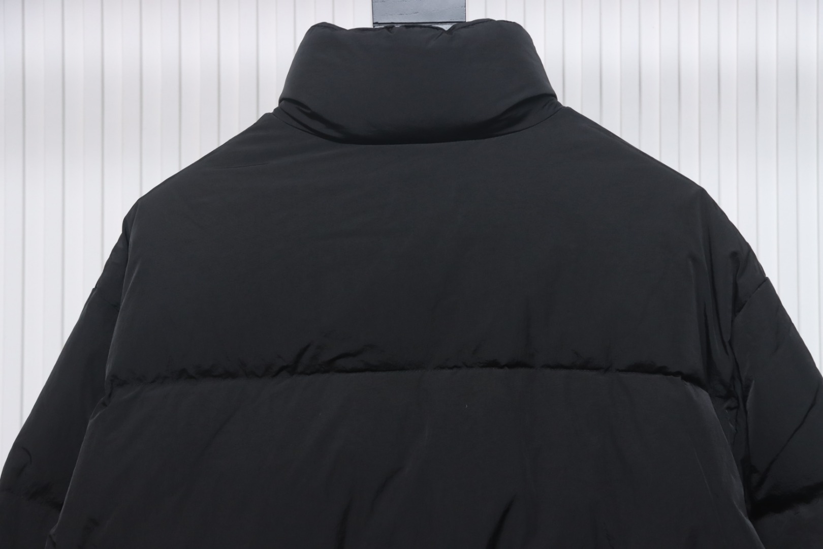 Fear of God Black Quilted Shell Stand Collar Down Jacket