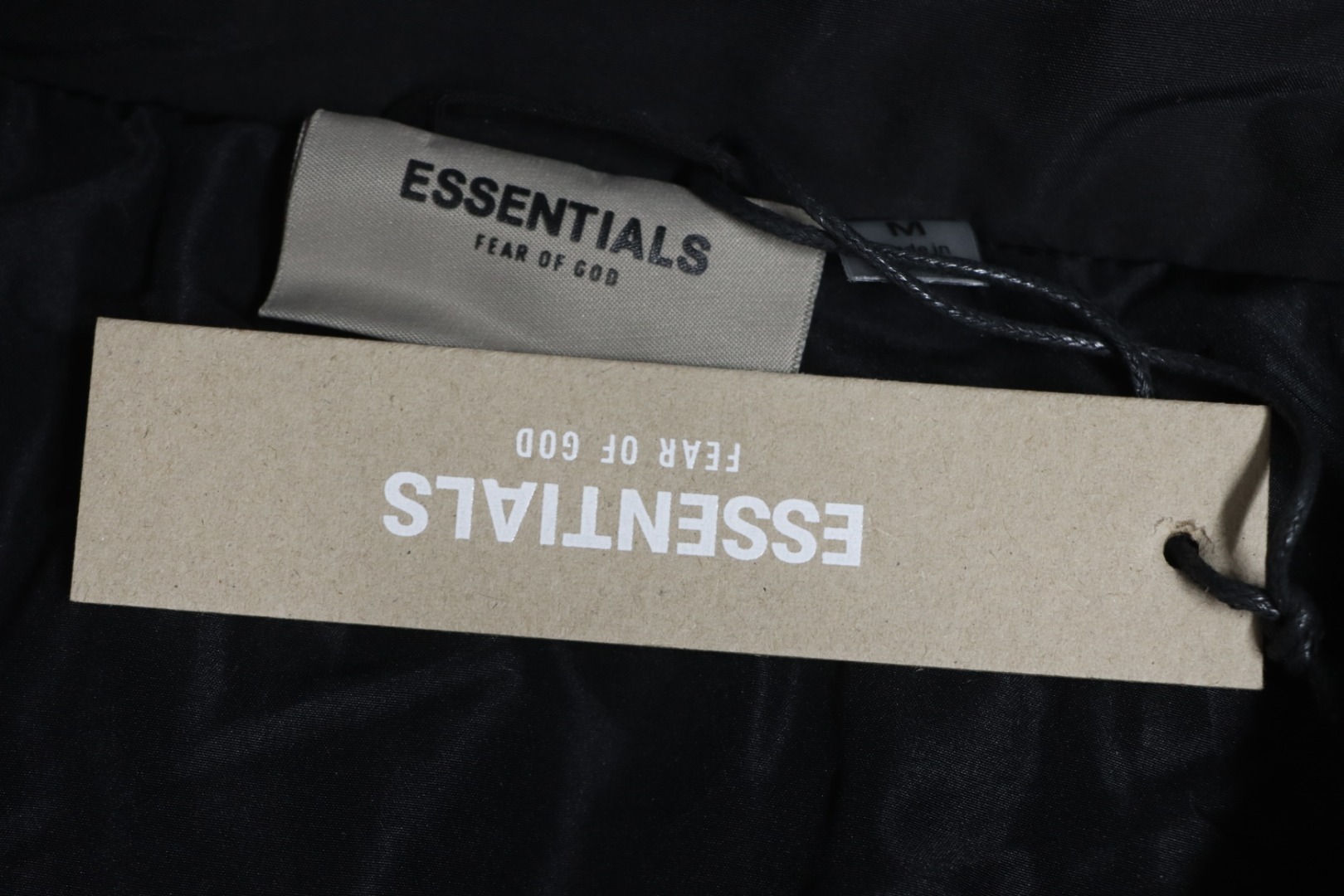 Fear of God Essentials High Street Style Synthetic Insulated Jacket Black