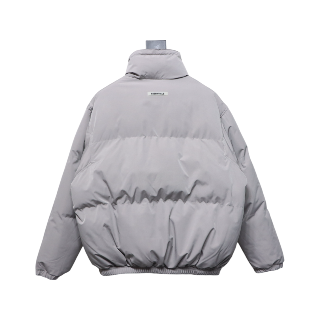 Fear of God Essentials High Street Style Synthetic Insulated Jacket Grey