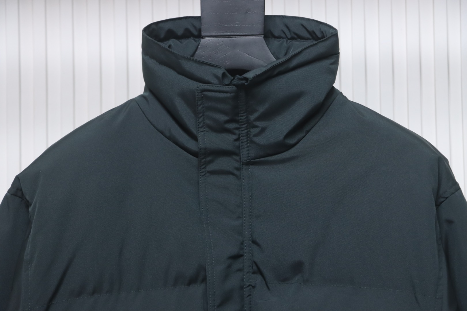 Fear of God Essentials High Street Style Synthetic Insulated Jacket Dark Cyan Black