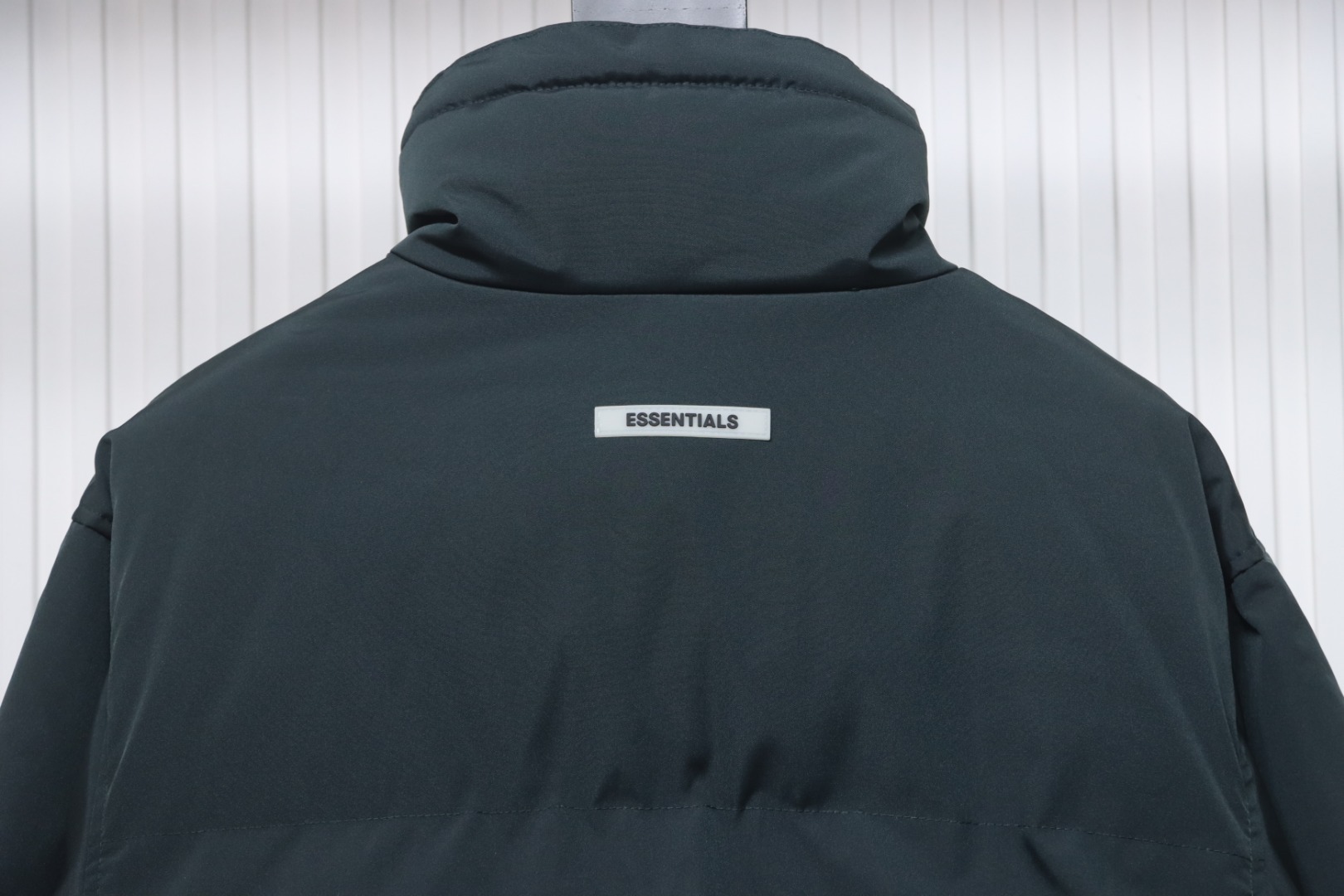 Fear of God Essentials High Street Style Synthetic Insulated Jacket Dark Cyan Black