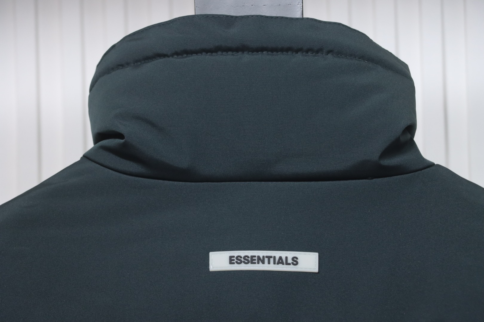 Fear of God Essentials High Street Style Synthetic Insulated Jacket Dark Cyan Black