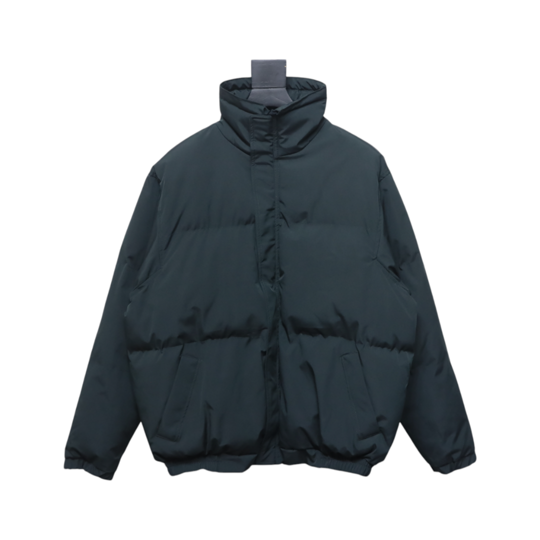 Fear of God Essentials High Street Style Synthetic Insulated Jacket Dark Cyan Black