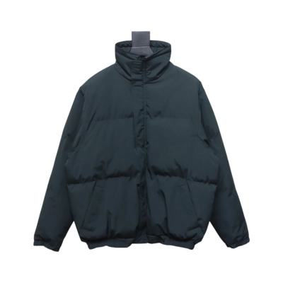 Fear of God Essentials High Street Style Synthetic Insulated Jacket Dark Cyan Black 01